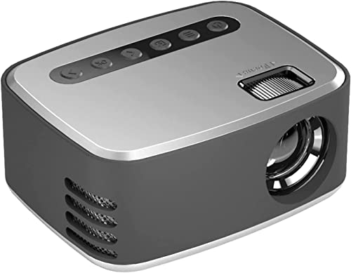 ONOTEC Proiettore, videoproiettore HD 600L Proiettore di Film for Esterni, 1080P e 110" Supporto for proiettore Home Theater, Compatibile con HDMI e USB