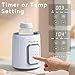 Bottle Warmer,8-in-1 Fast Baby Bottle Warmer for Breastmilk and Formula,Milk Warmer with Accurate Temperature Control and Automatic Shut-Off,Multifunctional Bottle Warmers for All Bottles (Grey)