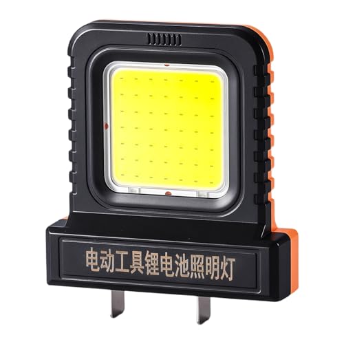 Rechargeable Tool Battery LED Light with Adjustable Mount 2 Brightness Setting for Workshop Camping Electric Tool Led Flood Light