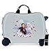 Disney Frozen Trust your journey Maleta Infantil Azul 50x38x20 cms Rígida ABS Cierre combinación 38L 2,1Kgs 4 Ruedas Equipaje de Mano