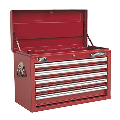 Servante 5 tiroirs Sealey Ap33059 finition rouge durable - 2