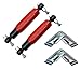 Produktbild 2er Set Alko Octagon Plus Red Achsstoßdämpfer Stoßdämpfer Anhänger rot inklusive Halter für Euro-Achsen 244086 244.086 244 086