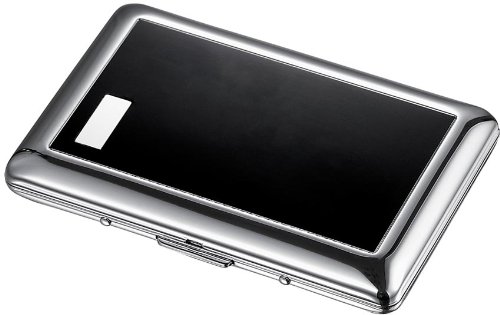 Visol Cheren Black Double Sided Business Card Holder (VCM509)
