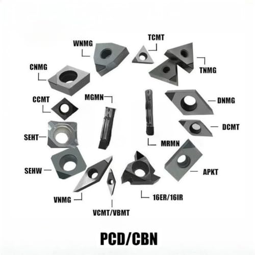 Herramienta de torneado CNC WNMG 080404 de alta resistencia con insertos CBN de nitruro de boro 5