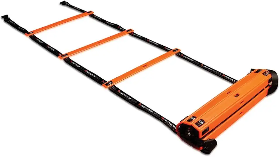 ESCADA DE AGILIDADE TREINO FUNCIONAL Coordenação Motora, Prottector, Laranja, 5 METROS