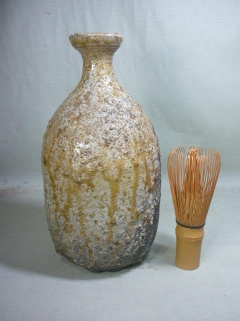 辻清明 備前徳利 信楽窯 自然釉 雑木釉 デパート購入共箱 酒器