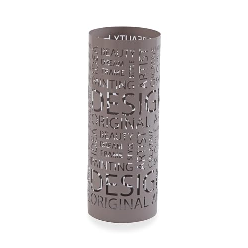 Versa Paragüero Design Original para la Entrada, Hall o Habitación, Porta Paraguas Moderno (Al x L x An) 49 x 19 x 19, Metal, Color Gris