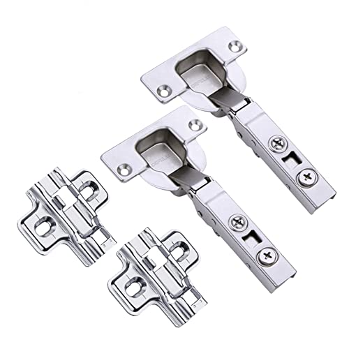 HAFELE 95 Grad Eckanschlag Dicktürscharnier Topfscharnier 40mm Schwerlast Scharniere mit Schließautomatik für SCHWERE DICKE TÜR Soft Closing Automatikscharnier Integrierte Dämpfung Scharnier 2er Set