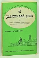 Of parsons and profs B0007F38UC Book Cover