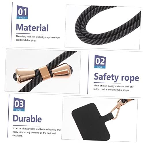 NOLITOY 3 Conjuntos De Clipes De Náilon Com Remendo De Alça Conveniente Para Cinto Móvel Com Montage