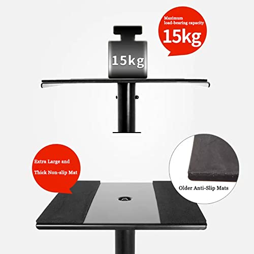 Support de sol en métal professionnel pour enceintes et moniteur de studio - 3