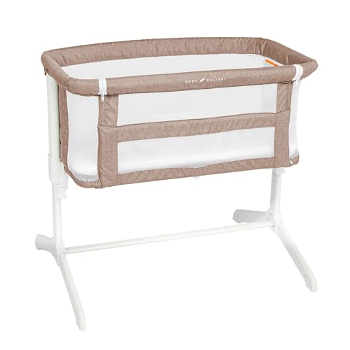 Image of Baby Delight Beside Me Serenity Bassinet, Mocha Tweed