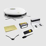 Kärcher Robô Aspirador de Pó RCV 1 controle remoto 3 modos de limpeza sensor anti-queda e de colisão – Bivolt glide