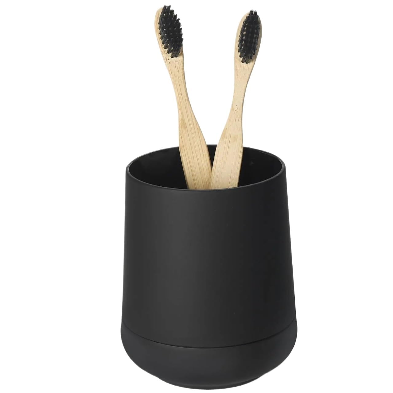 2pcs Tooth Cup Toothbrush Holders For Bathrooms With Silicon Boot, Modern Brushing And Toothpaste Holder For Bathroom For Toothpaste