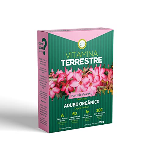 Vitamina Terrestre Organic Fertilizer - Fruit & Desert Rose - Class A - NPK, Calcium, Sulfur, Magnesium - 150g