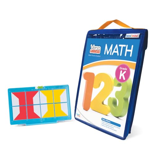hand2mind VersaTiles Math Practice Take Along Set for Kindergarten, Self-Checking Workbook, Homeschooling Games, Case Included, Homeschool Curriculum, Math Workbook, Kindergarten Homeshool Supplies by hand2mind - Image 4