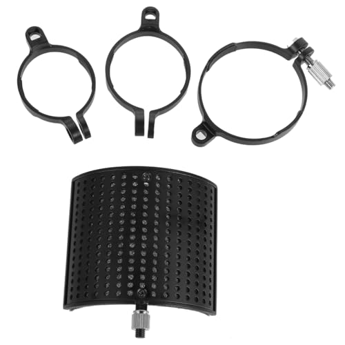 Garneck Micrófono Filtro Antipop Protector de Filtro de Micrófono Forma Aislamiento de Sonido para Grabación y Streaming