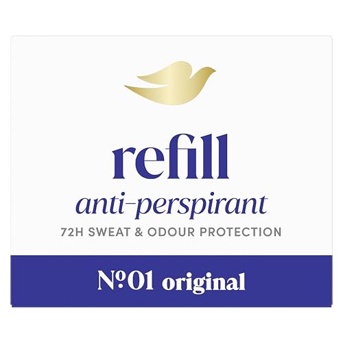 Dove No. 1 Original Anti-Perspirant Refill womens antiperspirant stick styled to last with 72h odour protection with Doves signature care dermatologically tested 35 ml (Refill Only)