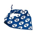 BYU Cougars Officially Licensed Bandana for Dogs and Cats | Fits Pets Great Gift Idea | Easy-to-Tie (Large, 28")