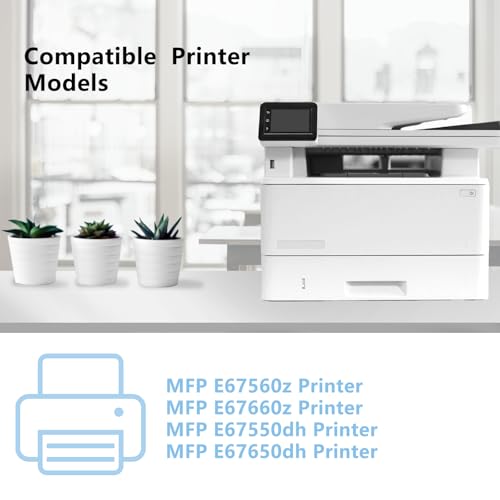 Image of High Yield W9030 W9030MC Black Toner Cartridge Compatible with HP W9030MC Toner MFP E67550dh E67650dh E67560z E67660z Printer