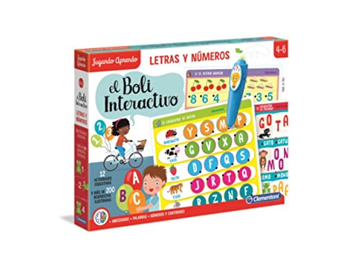 Clementoni Boli Interactivo Letras y N&uacute;meros, Juego Educativo con boli...