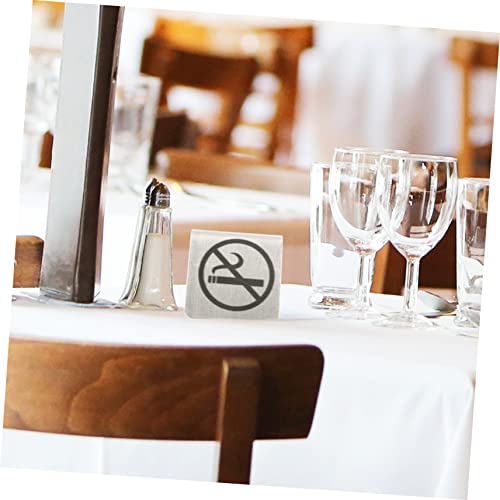 Panneaux acier interdiction de fumer de table : la solution visible pour vos clients et bureaux