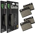 RAVEN 2 Kit plaquettes frein Av Ga et Av Dr Compatible pour Suzuki GV 1400 Cavalcade de 1986 à 1988