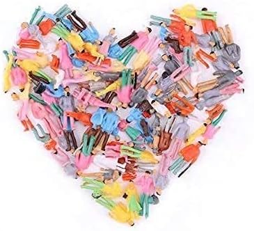 Miniatura 2 de NC Hsxxf - Juego de 200 modelos a escala 1100 HO, figuras pintadas a mano, figuras pintadas a mano, resina colorida, pintada mixta, sentada, postura