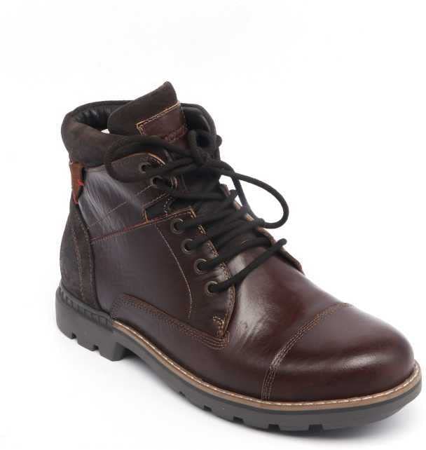 Leather for Men Stylish Long Ankle Chain Buckle Formal Officer Class Shoes S Grain Leather Light Weight Mens Shoes. Boots for Men-image-42