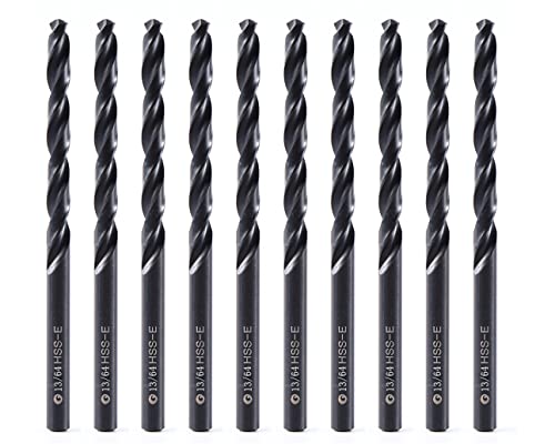 Delitongude 13/64''Inch Hss M35 Cobalt Twist Drill Bits,High Speed Steel,Pack Of 10,Suitable For Steels,Cast Iron,Stainless Steel,Copper And Other Hard Metals（13/64Inch） #TOP28