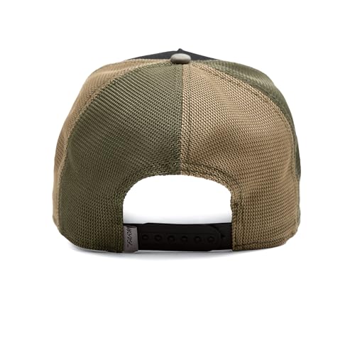 Image of Goorin Bros. Tri Tones Collection Trucker Hat for Men and Women, Olive (Tri Gator), One Size