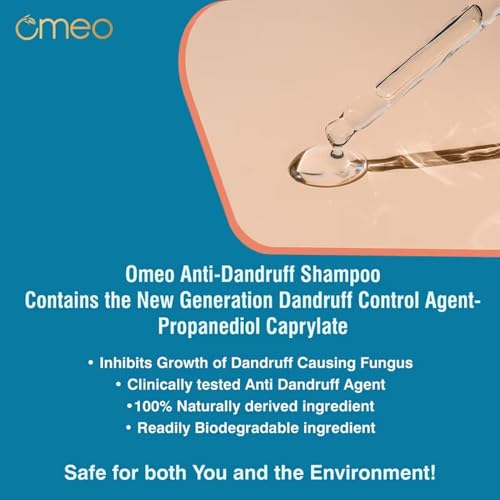 Image of Omeo Anti Dandruff Shampoo100ml | With Neem, Ginger Arnica, Calendula & Thuja | Dandruff Control, Reduces Itchy Scalp, Flakes & Scalp Fungus | Homeopathic Formula | For Men & Women