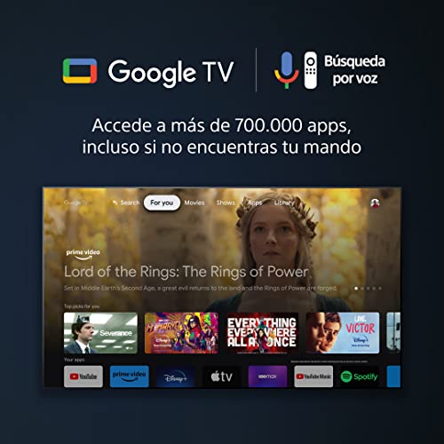 Sony BRAVIA KD65X75WL, 65 Pulgadas, TV LED con 4K HDR, Google TV, Procesador X1, Eco Pack, Asistentes de Voz, Bravia Core, Marco Fino, 65", 65 Inch - imagen 6