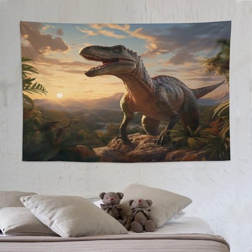Tapisserie Dinosaure DCCCY : Tenture Murale de Salon pour Esprit Loft 150x230cm