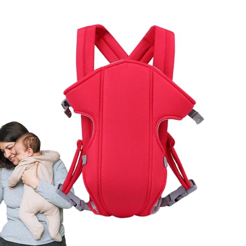 Fmzrbnih Fular | Almohadilla ergonómica ajustable | Ligero y transpirable para niños – para mamá papá caminatas viajes camping al aire libre