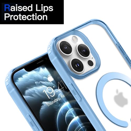 Image of KARWAN️ Hybrid Transparent for iPhone 16 Pro max Back Cover Case Compatibe with Mag-Safe | Shockproof Design |Camera Protection Bump | Transparent Back Cover Case(PC, TPU | Pink