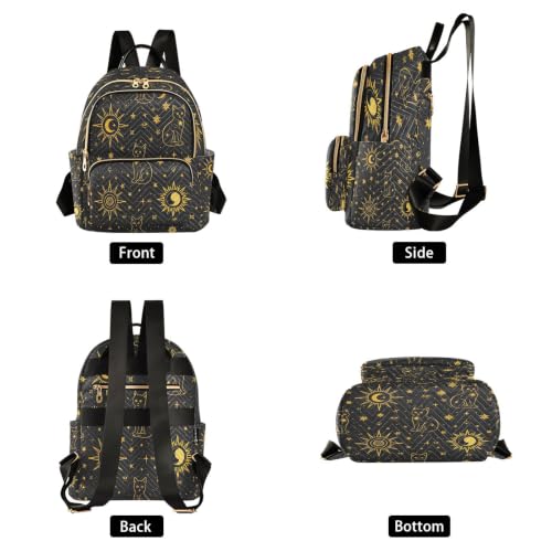 Mochila de moda mini mochila bolso casual para trabajo universitario multicolor S 2