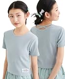 [ニッセン] Tシャツ・カットソー 選べる カップ付き半袖デザインTシャツ 女の子 アイスブルー(クロスデザイン) 140