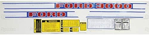 Complete Decal Kit for Ford 3000 Gas Tractor '68-75
