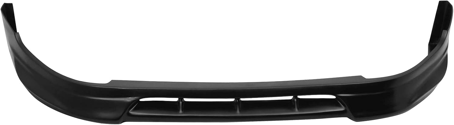 FREEMOTOR802® Front Bumper Lip Splitter Air Dam Under Chin Spoiler Lower Guard Styling Trim, Compatible with 2011-2013 Kia Optima Base Model, IKON Style Unpainted Black PU
