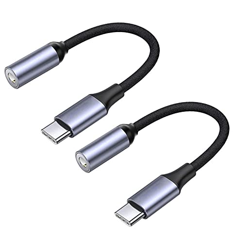 Adaptateur USB-C vers prise casque 3,5 mm compatible avec Pixel 3/2/3XL/2XL, iPad Pro 2020 2018, Samsung Sony HTC Moto et plus encore, câble de type C vers casque auxiliaire Cover