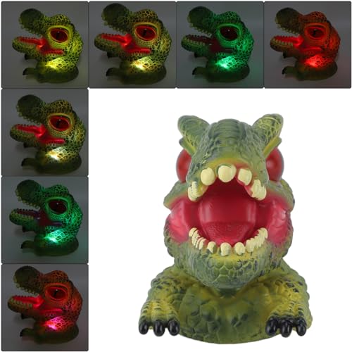 Lámpara de noche dinosaurio con cambio de color led miniatura 2