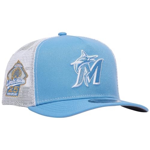 New Era Miami Marlins 9FIFTY A-Frame Cooperstown Gold 25th Anniversary