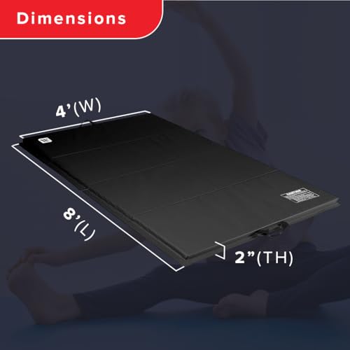 image for We Sell Mats - 4 ft x 8 ft x 2 in Premium Personal Fitness & Exercise 