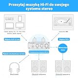 Fosi AudioBOX X4 Phono przedwzmacniacz gramofonowy przedwzmacniacz MM przedwzmacniacz fonograficzny z przekładnią Gain Mini Stereo Audio Hi-Fi przedwzmacniacz do odtwarzacza płyt z zasilaczem