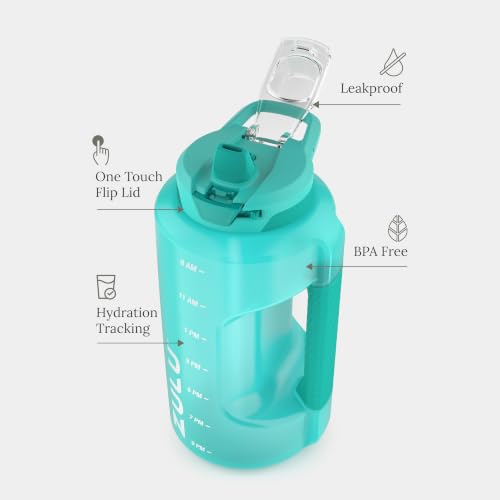 Image of Goals Half Gallon Water Bottle with Straw