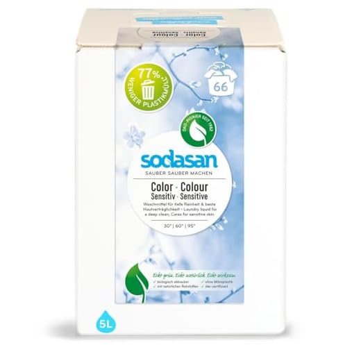 Sodasan Color Waschmittel Sensitiv BiB 5L (1er Pack)