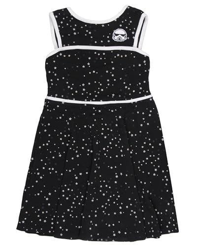 STAR WARS Girls Tsum Tsum Stormtrooper Youth Kids Skater Dress2