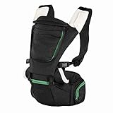 HIP SEAT CARRIER: Marsupio con base di supporto e pannello che garantiscono al bambino comodità e naturalezza nella posizione da seduto e aiutano a distribuire il peso del bambino sul busto del genitore