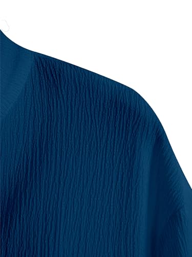 Image of Men Shirt | Black Solid Textured Casual | Regular Fit | Short Sleeve | Mandarin /Chinese Collar | Cotton Fabric | Stylish Office Summer Wear Shirt for Men